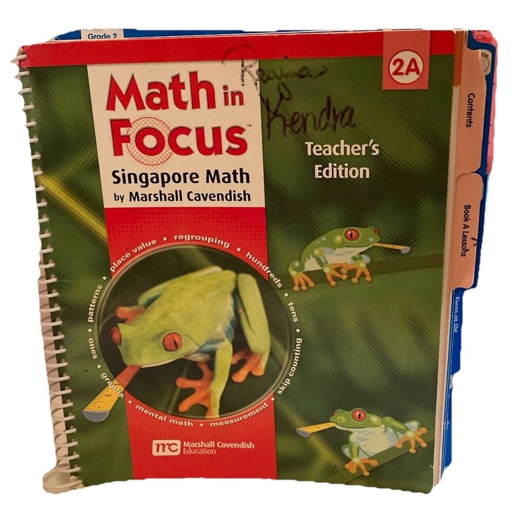 Math in Focus Singapore Math 2A Teacher Edition (Spiralbound 2009) - ACCEPTABLE